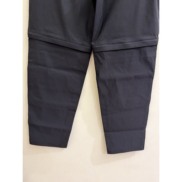 Eddie Bauer Women Stretch Adjustable Convertible Pant UPF 50+ Hiking Black 12 - Picture 3 of 5